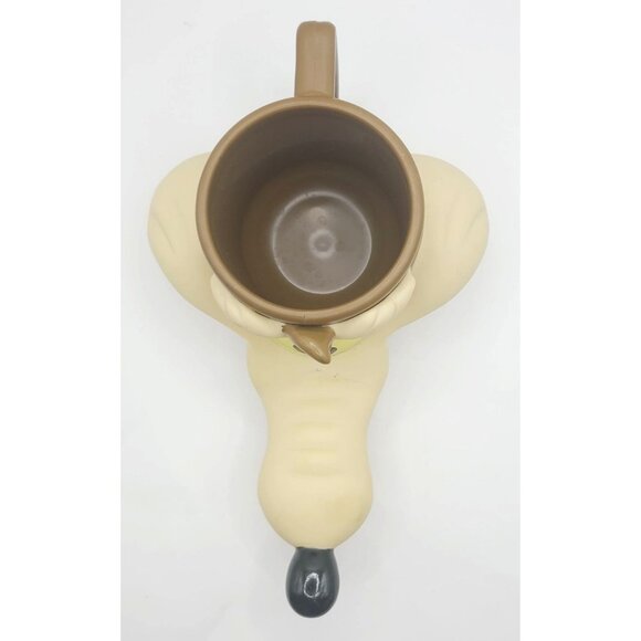 Vintage Warner Bros Wile E. Coyote 3D Plastic Coffee Mug 1992 - Picture 5 of 12